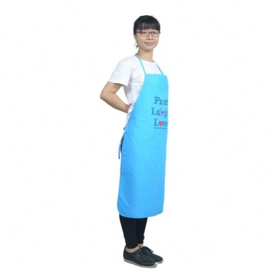 New silk screen high quality cheap plain apron for promotion