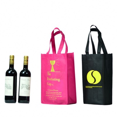 pvc wine bag with ice cube organza bag